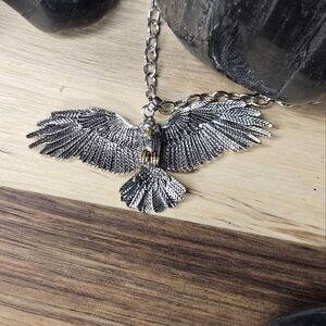 🔥Men's Silver & Gold Eagle Pendant